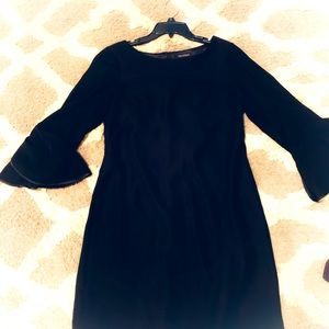 White House Black Market Ruffled Sleeve Dress